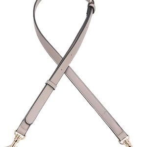 Coach ivory Leather Adjustable Strap with Gold Hardware